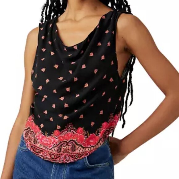 Free People "Silas" printed Tank Top - Picture 1 of 4